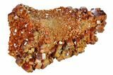 Deep Red Vanadinite Crystal Cluster - Morocco #157042-1